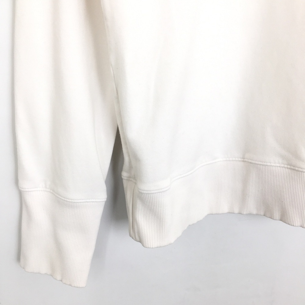 Athleta Citytime Mesh Shoulder Crewneck Sweatshirt Top White Women’s Size Large - Picture 10 of 15